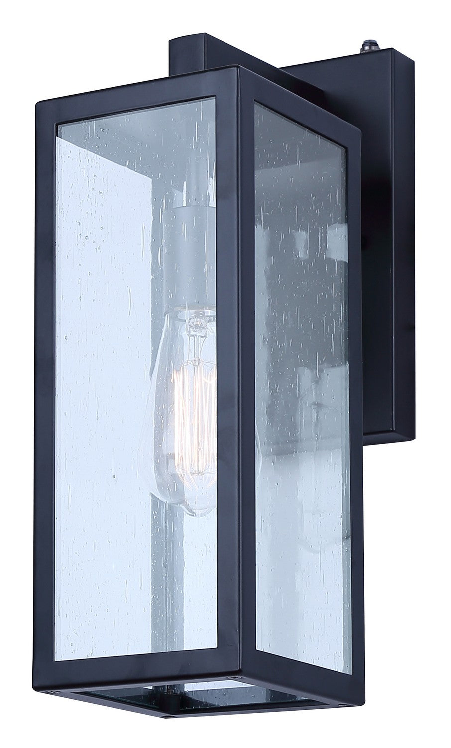Alaina One Light Outdoor Wall Mount in Black - available from The Lighting Shoppe, trusted by Canadian homeowners