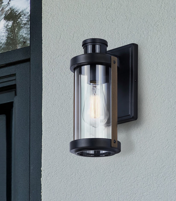 Canarm Canada - IOL713BK - One Light Outdoor Wall Mount - Maddox - Black