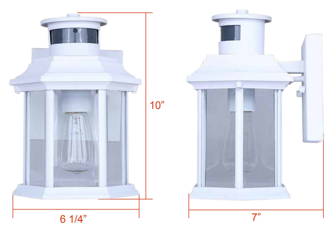 Canarm Canada - IOL714WH - One Light Outdoor Lantern - Kersley - White
