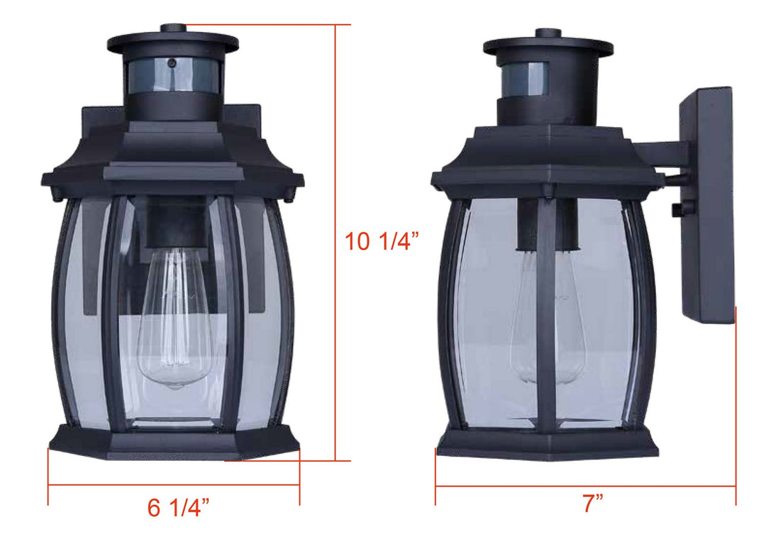 Canarm Canada - IOL715BK - LED Outdoor Wall Mount - Buckly - Black