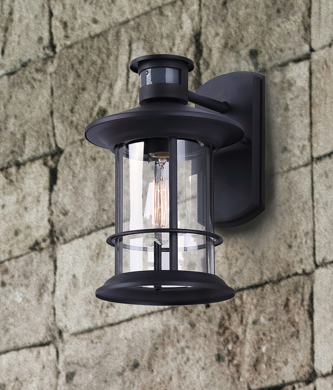 Canarm Canada - IOL717BK - One Light Outdoor Wall Mount - Dakota - Black