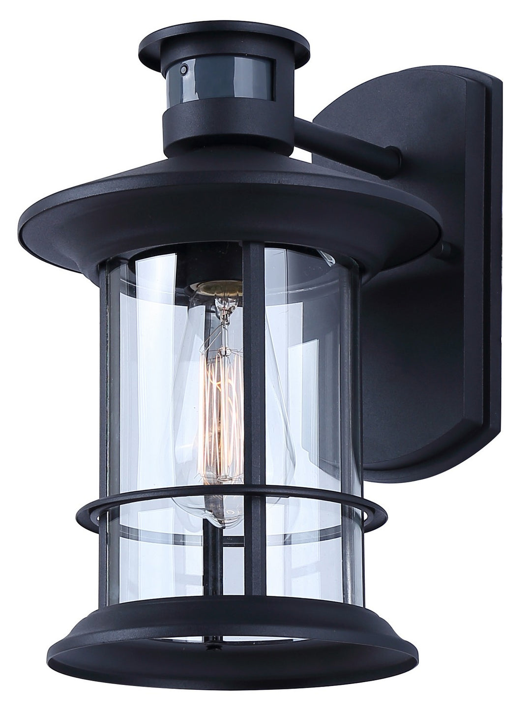 Dakota One Light Outdoor Wall Mount in Black - available from The Lighting Shoppe, trusted by Canadian homeowners