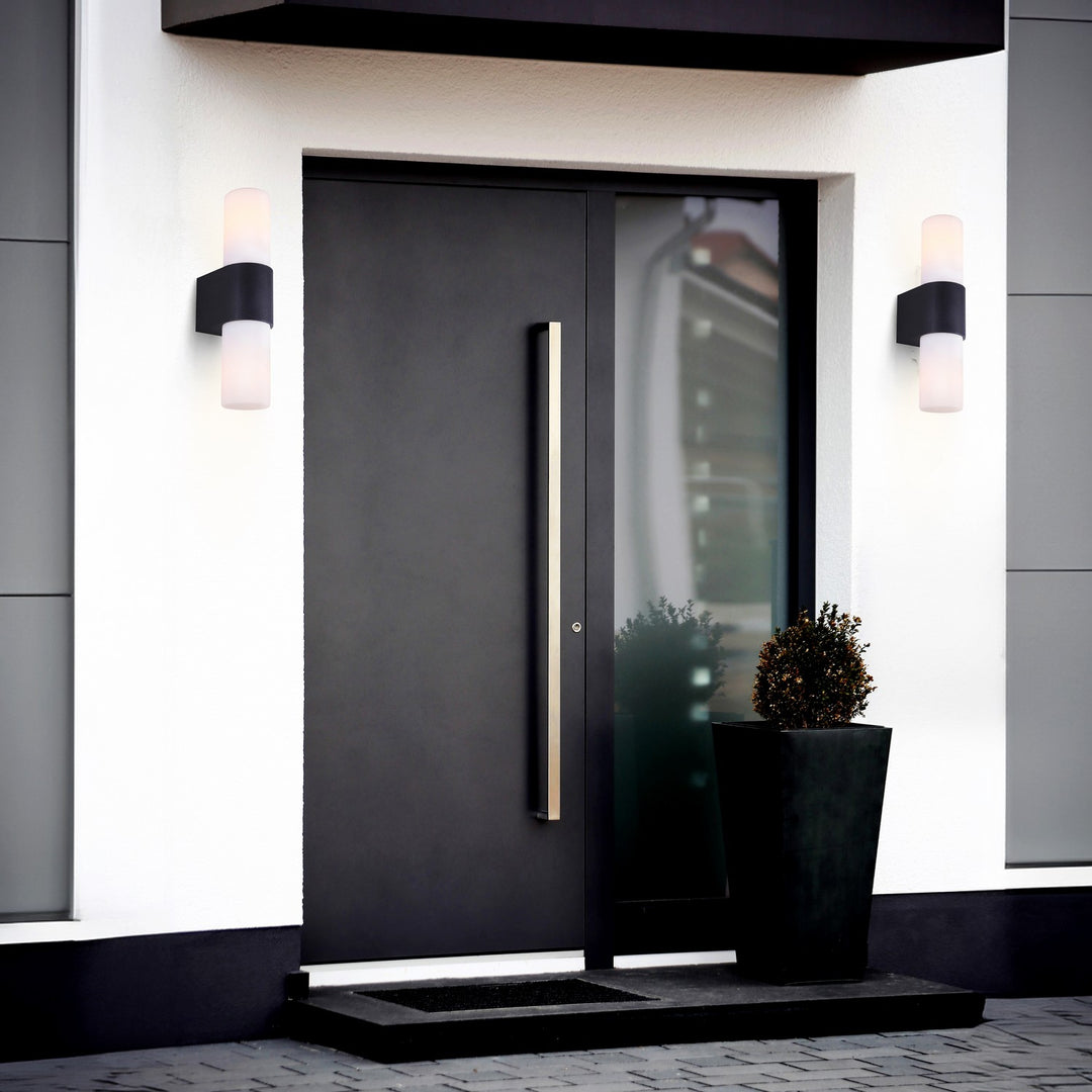 Canarm Canada - IOL728BK - Two Light Outdoor Lantern - June - Black