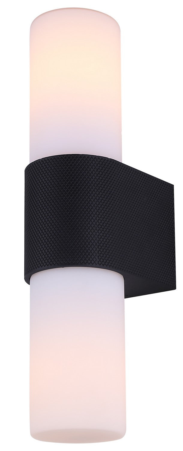 Canarm Canada - IOL728BK - Two Light Outdoor Lantern - June - Black