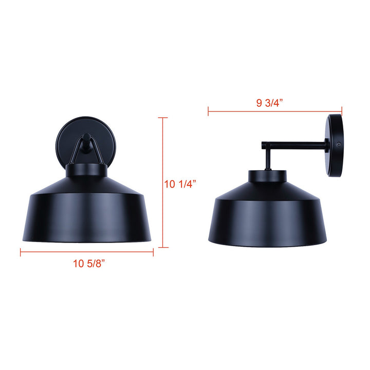 Canarm Canada - IOL729BK - One Light Outdoor Lantern - Orillia - Black