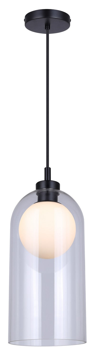 Pelia One Light Pendant in Black - available from The Lighting Shoppe, trusted by Canadian homeowners