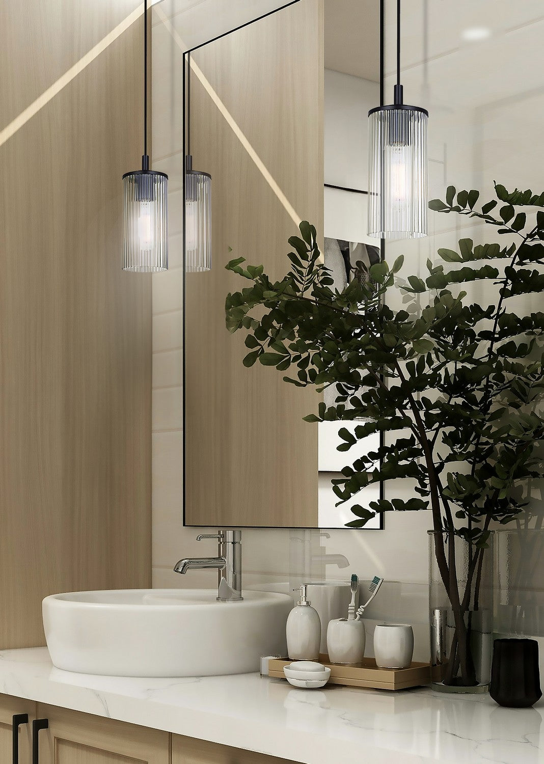 Canarm Canada - IPL1165A01BK-CR - One Light Pendant - Kinslea - Matte Black
