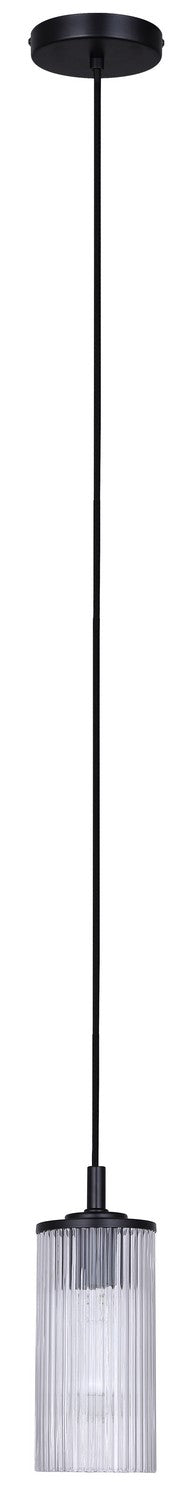 Canarm Canada - IPL1165A01BK-CR - One Light Pendant - Kinslea - Matte Black