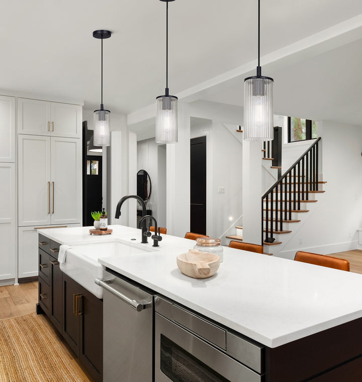 Canarm Canada - IPL1165A01BK-CR - One Light Pendant - Kinslea - Matte Black
