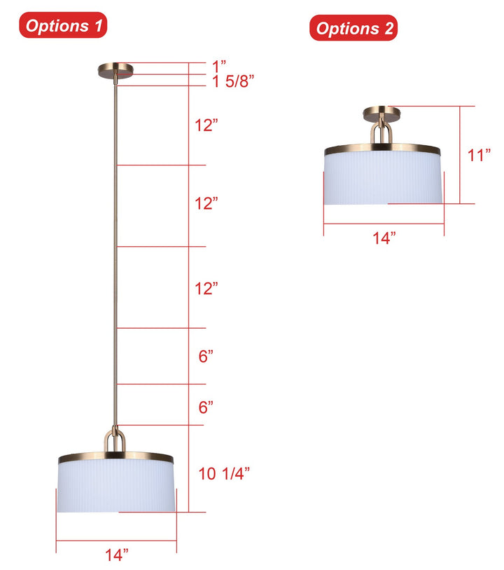 Canarm Canada - IPL1165A03GD14 - Three Light Pendant - Kinslea - Gold