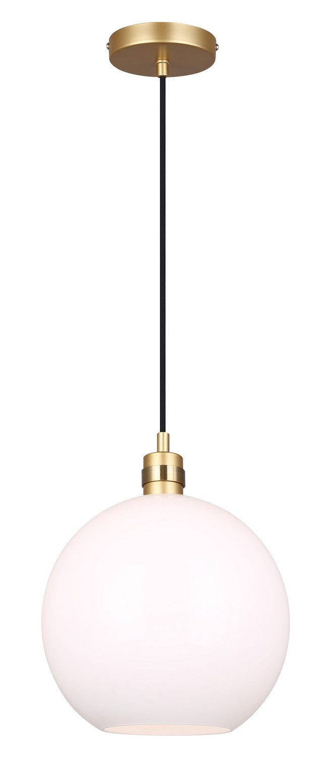 Monroe One Light Pendant in Gold - available from The Lighting Shoppe, trusted by Canadian homeowners