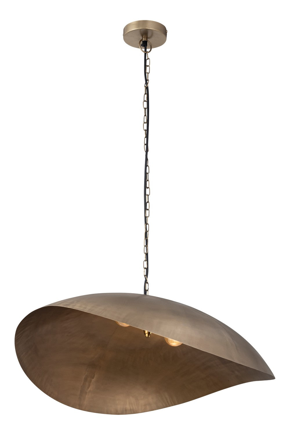 Maverick Two Light Pendant in Antique Brass - available from The Lighting Shoppe, trusted by Canadian homeowners