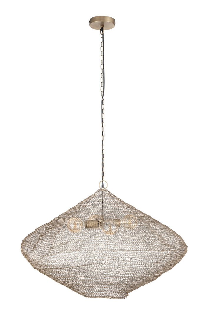 Canarm Canada - IPL1183A04AB35 - Four Light Pendant - Warren - Antique Brass
