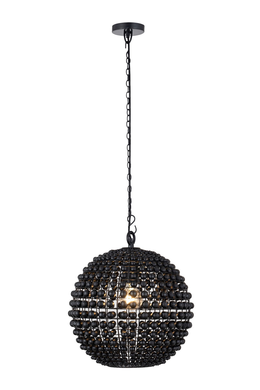 Burkley One Light Pendant in Matte Black - available from The Lighting Shoppe, trusted by Canadian homeowners