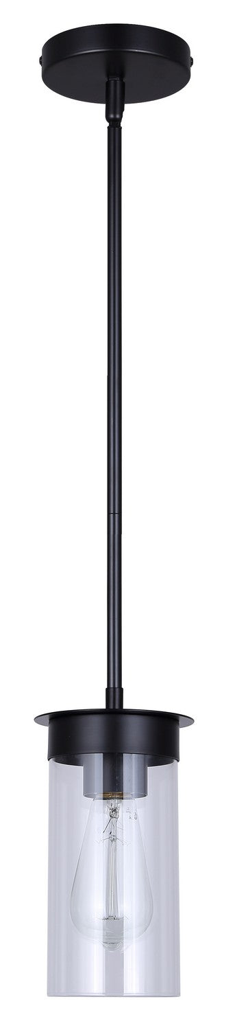 Canarm Canada - IPL1205A01BK - One Light Pendant - Benson - Matte Black