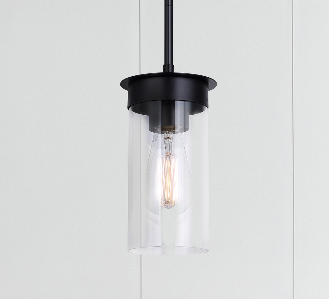 Canarm Canada - IPL1205A01BK - One Light Pendant - Benson - Matte Black