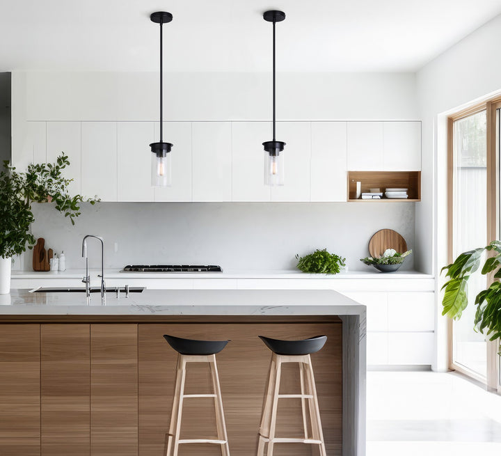 Canarm Canada - IPL1205A01BK - One Light Pendant - Benson - Matte Black
