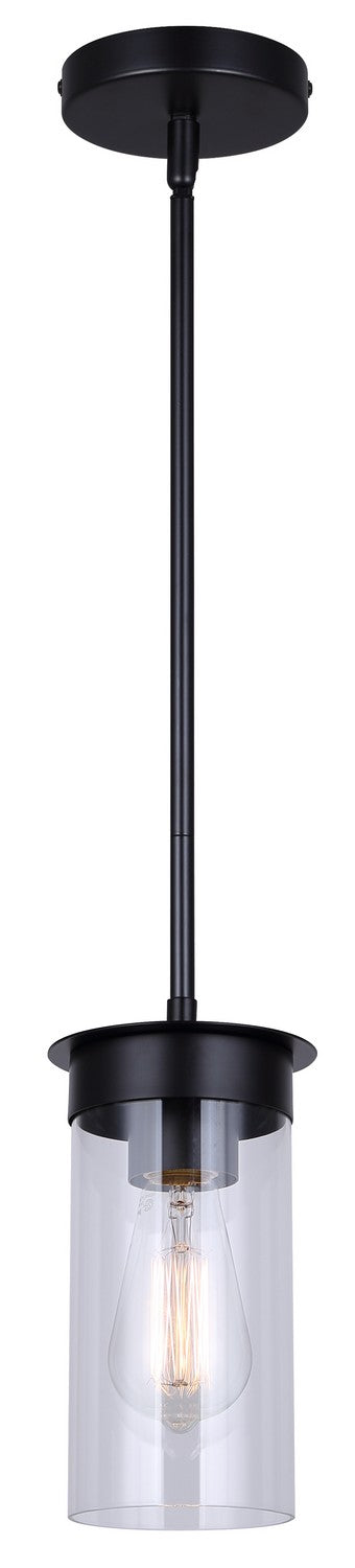 Canarm Canada - IPL1205A01BK - One Light Pendant - Benson - Matte Black