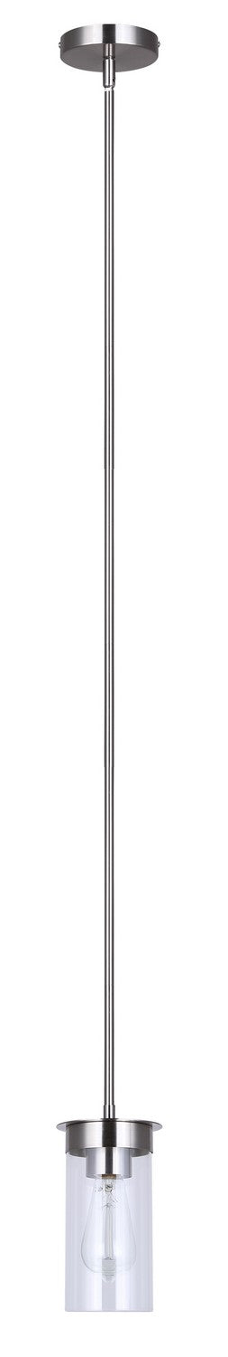 Canarm Canada - IPL1205A01BN - One Light Pendant - Benson - Brushed Nickel