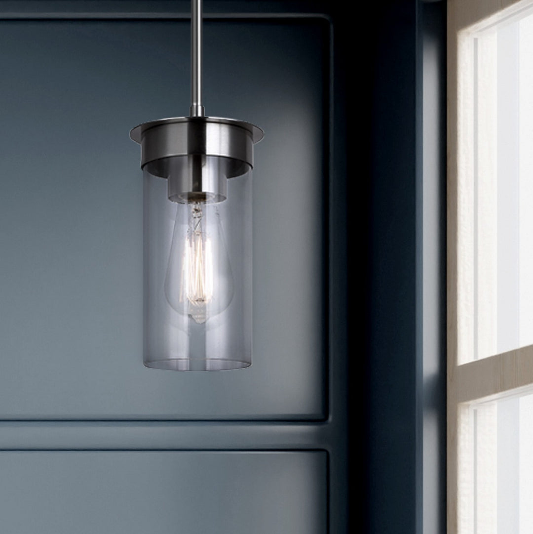 Canarm Canada - IPL1205A01BN - One Light Pendant - Benson - Brushed Nickel