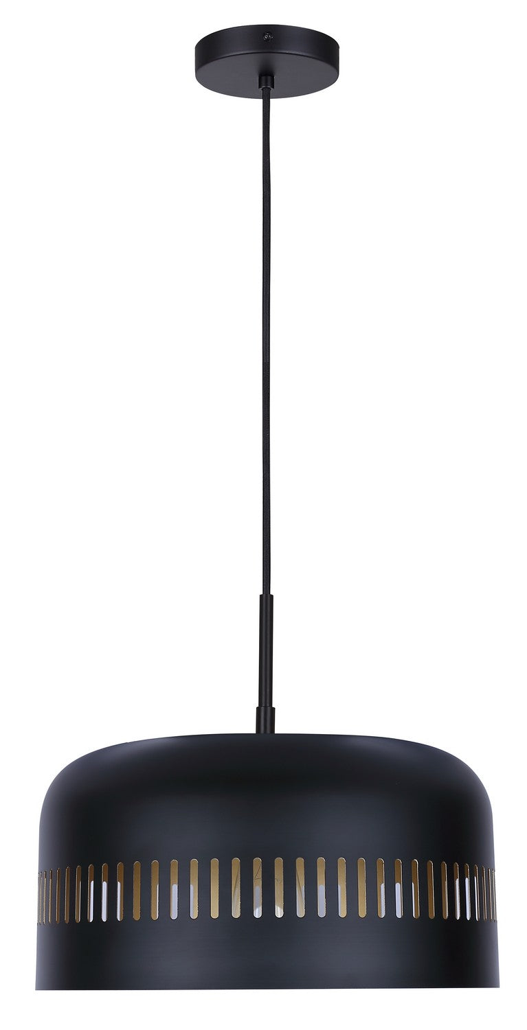 Canarm Canada - IPL1207A01BK - One Light Pendant - Miles - Matte Black