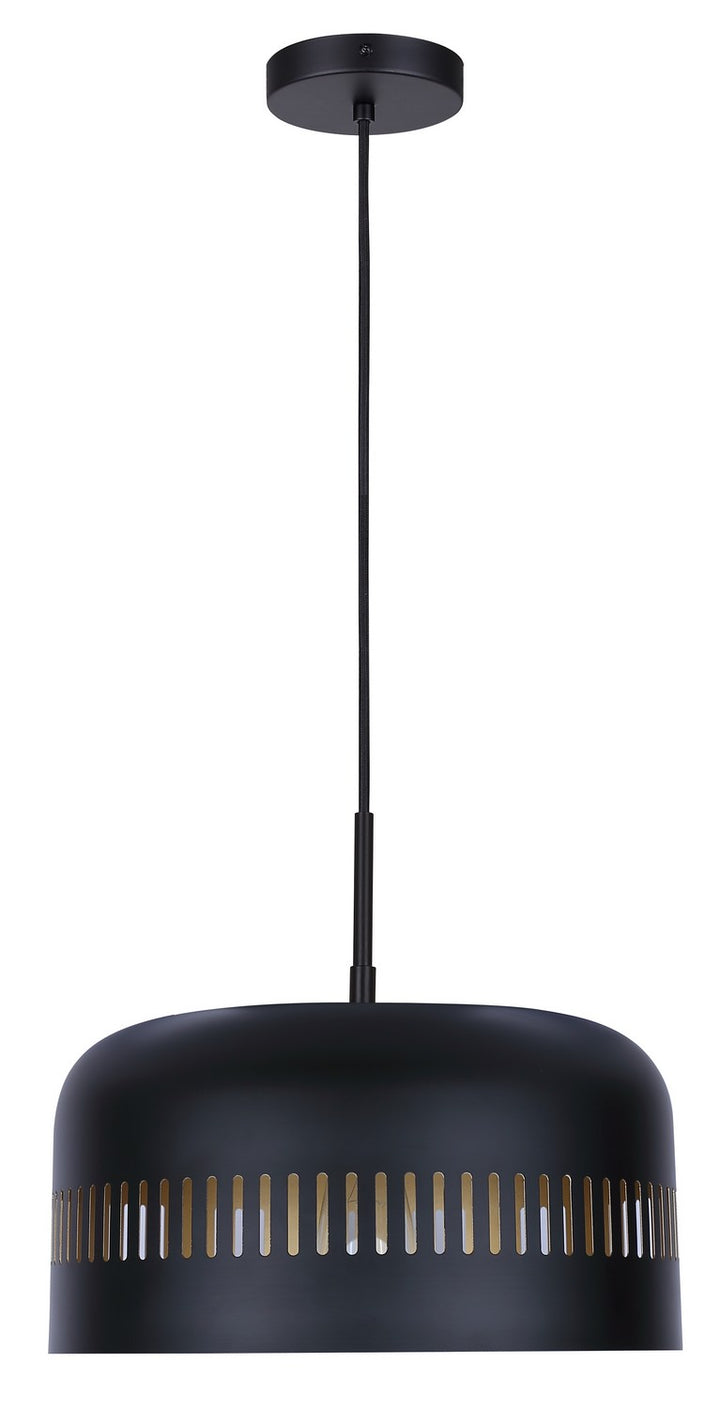 Canarm Canada - IPL1207A01BK - One Light Pendant - Miles - Matte Black