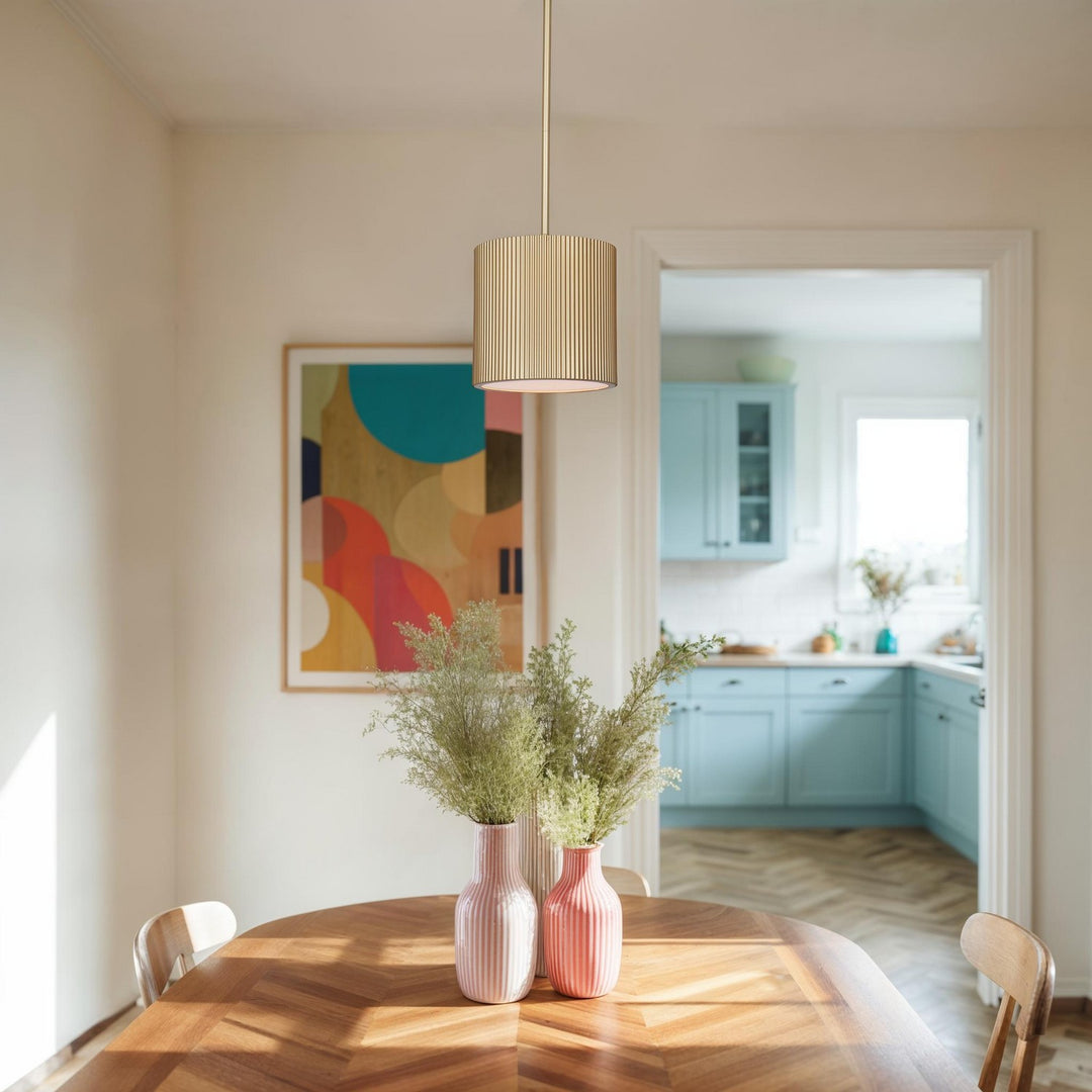 Canarm Canada - IPL1208A01PGD - One Light Pendant - Scarlett - Gold