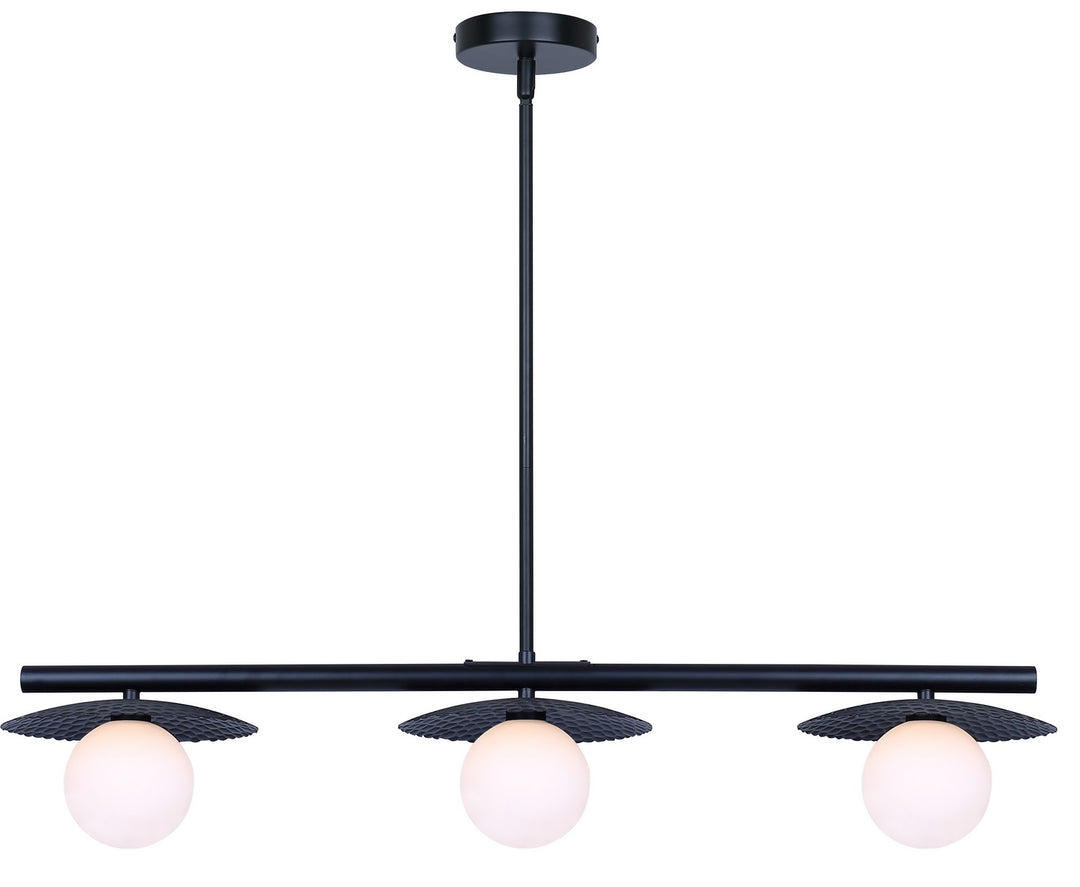 Mierka Three Light Pendant in Black - available from The Lighting Shoppe, trusted by Canadian homeowners