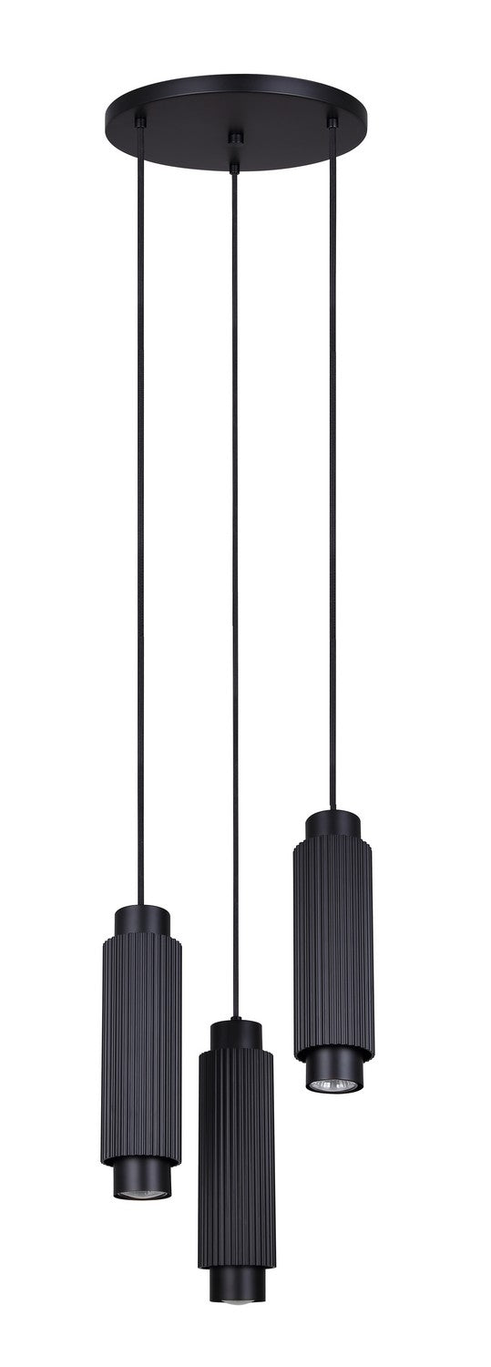 Canarm Canada - IPL1231A03BK10 - Three Light Pendant - Cohen - Matte Black