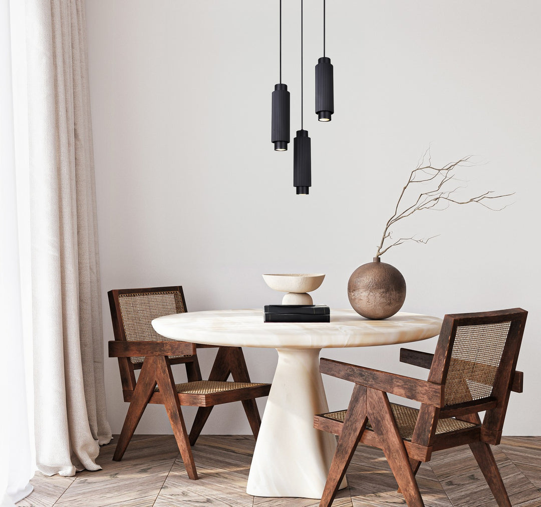 Canarm Canada - IPL1231A03BK10 - Three Light Pendant - Cohen - Matte Black