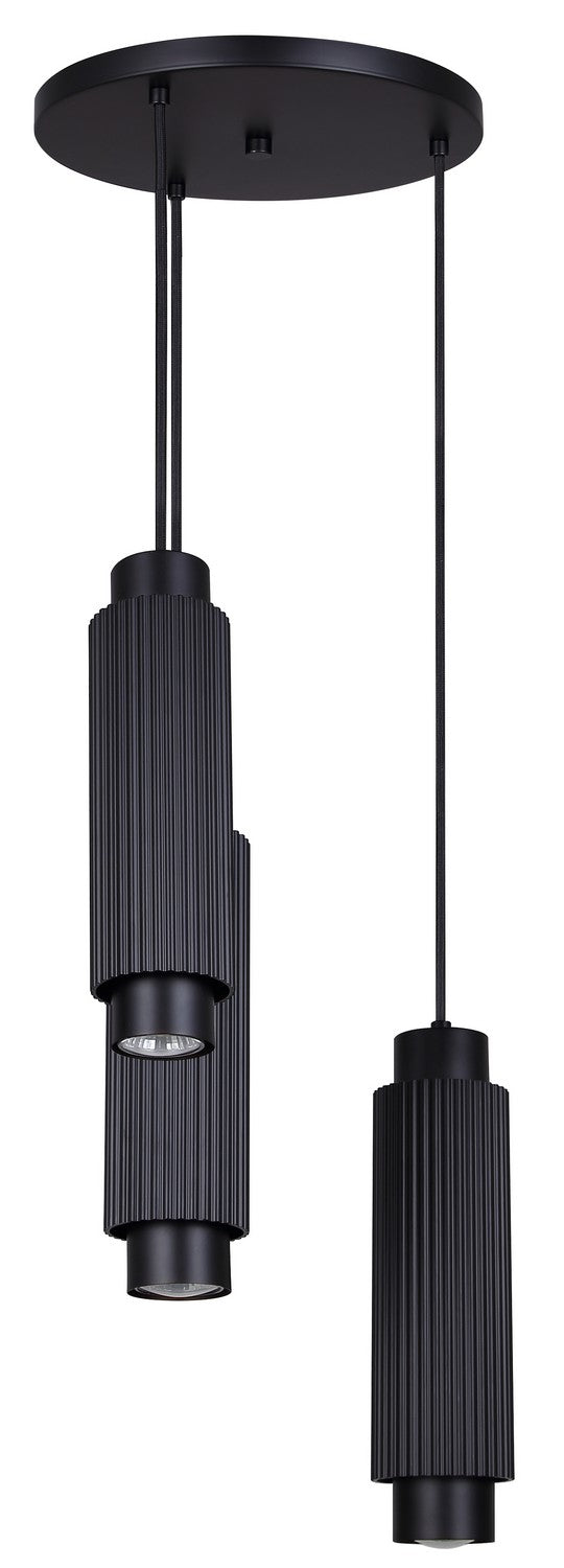 Canarm Canada - IPL1231A03BK10 - Three Light Pendant - Cohen - Matte Black