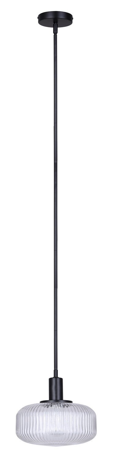 Canarm Canada - IPL2104B01BK - One Light Pendant - Ledger - Black