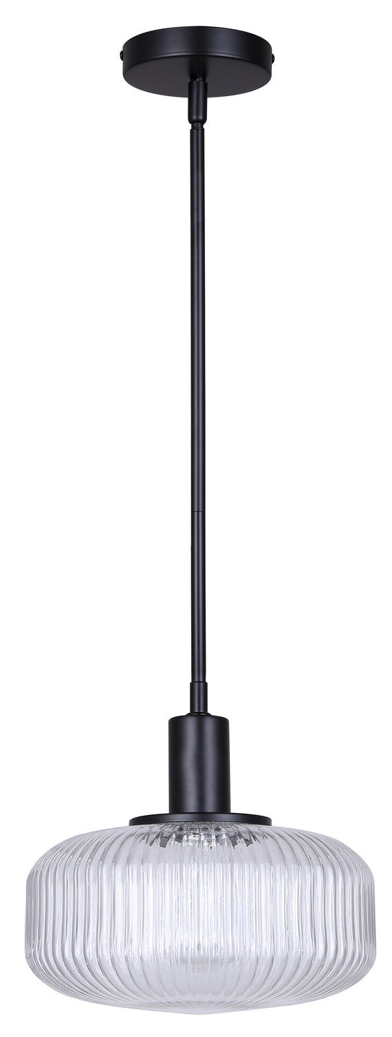 Canarm Canada - IPL2104B01BK - One Light Pendant - Ledger - Black