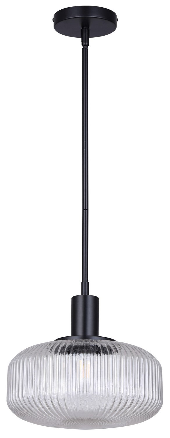 Canarm Canada - IPL2104B01BK - One Light Pendant - Ledger - Black