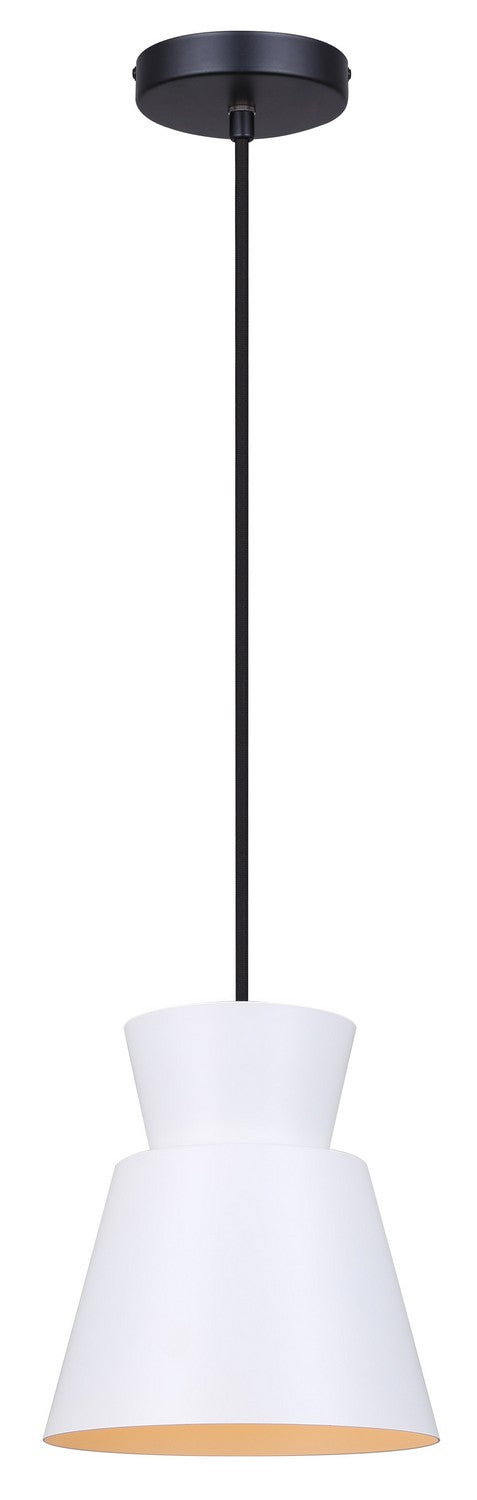 Arbella One Light Pendant in White - available from The Lighting Shoppe, trusted by Canadian homeowners