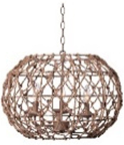 Aura Three Light Pendant in Tan - available from The Lighting Shoppe, trusted by Canadian homeowners