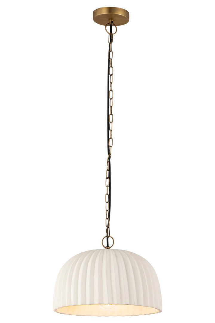 Canarm Canada - IPL2152B01AB - One Light Pendant - Audrey - Antique Brass