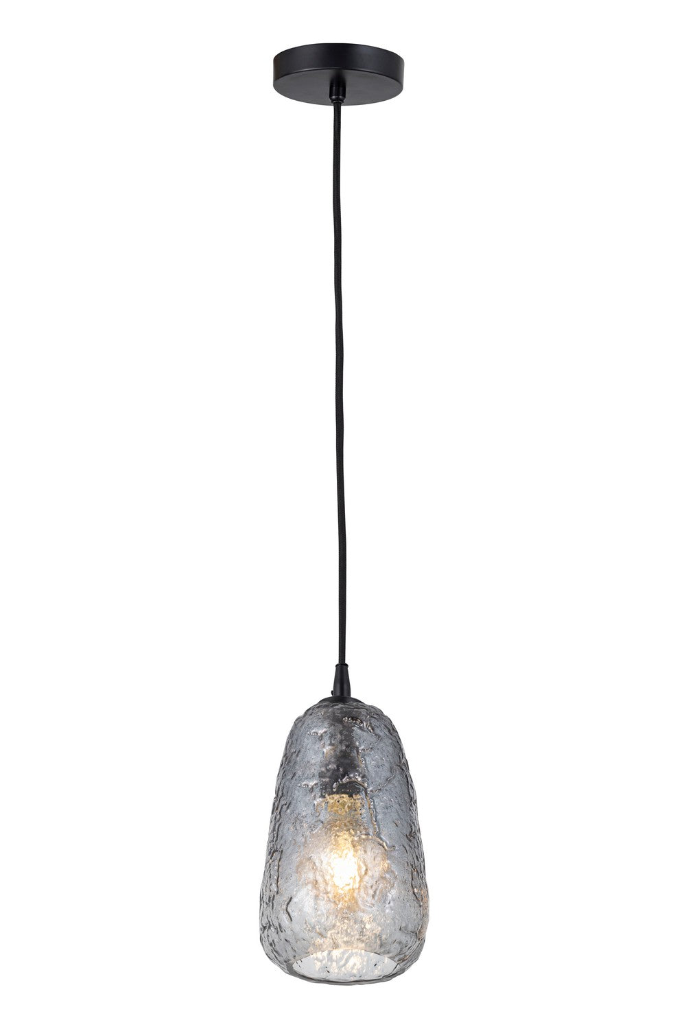Eden One Light Pendant in Matte Black - available from The Lighting Shoppe, trusted by Canadian homeowners