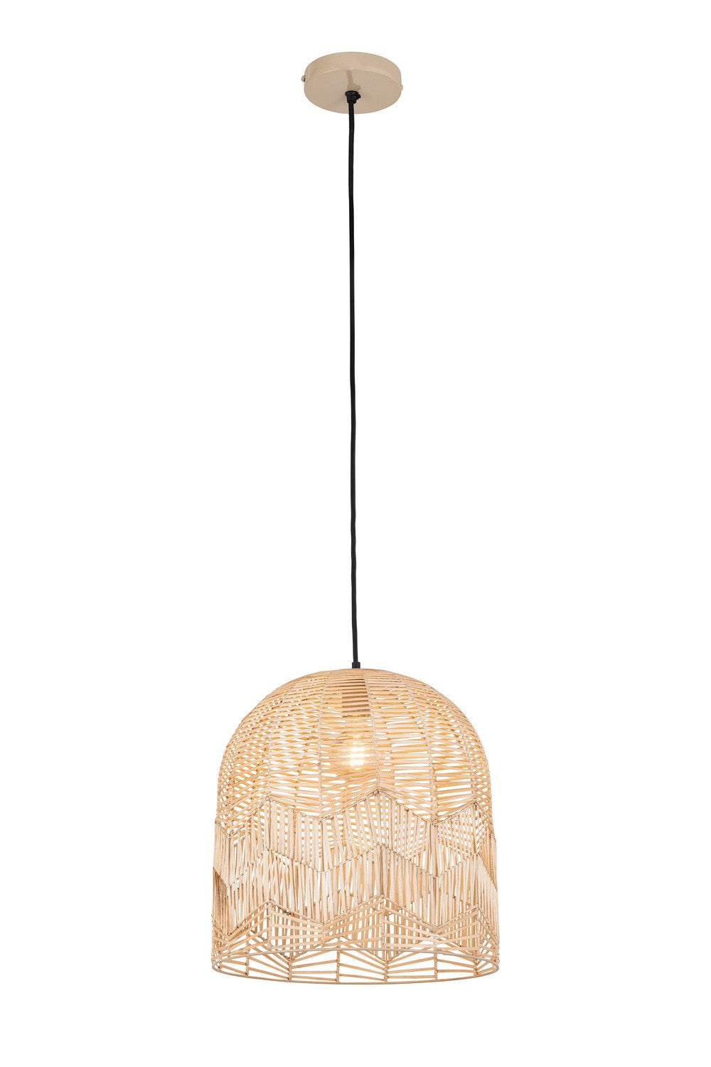 Indy One Light Pendant in Natural - available from The Lighting Shoppe, trusted by Canadian homeowners