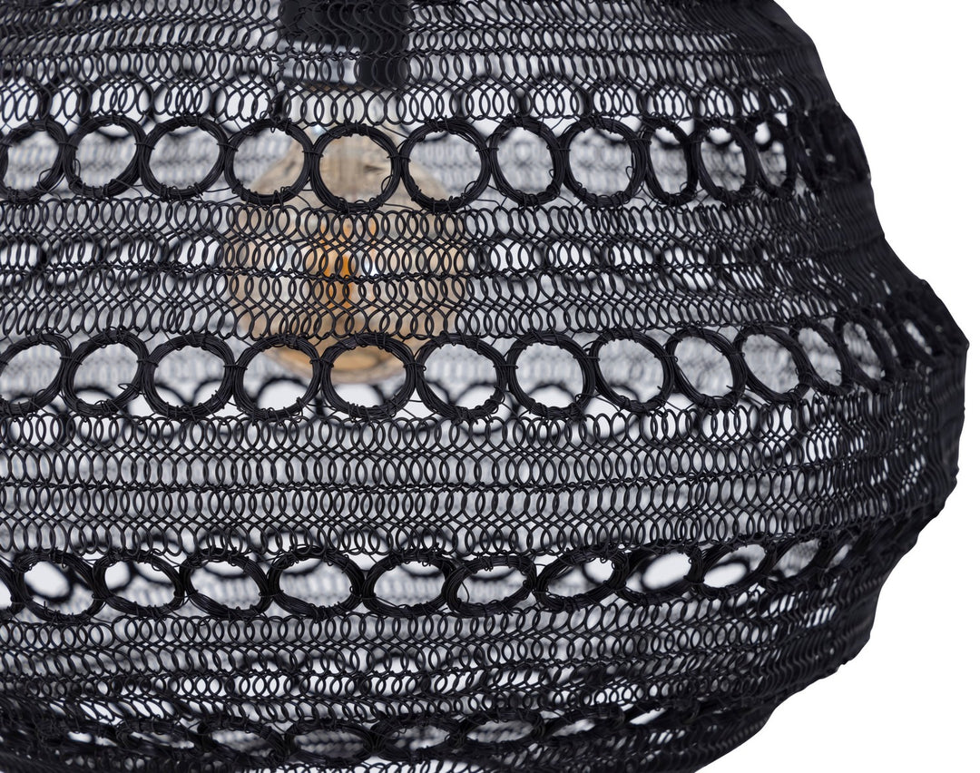 Canarm Canada - IPL2178B01BK - One Light Pendant - Agra - Black