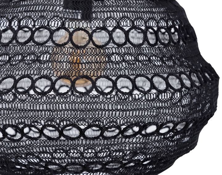 Canarm Canada - IPL2178B01BK - One Light Pendant - Agra - Black