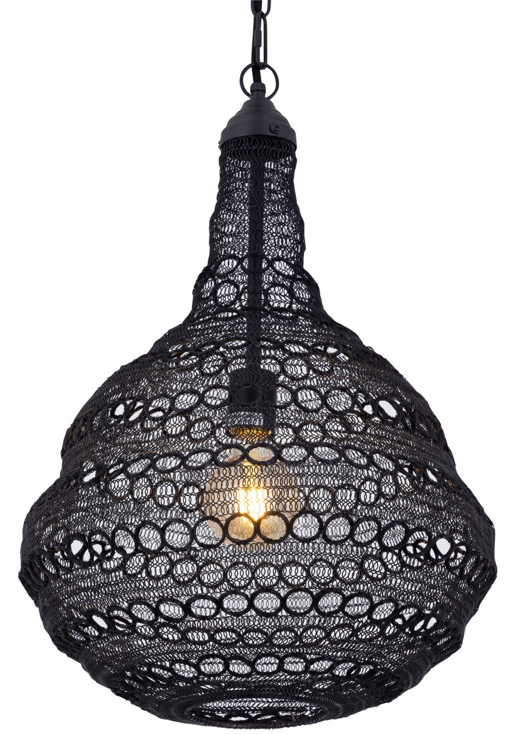 Canarm Canada - IPL2178B01BK - One Light Pendant - Agra - Black