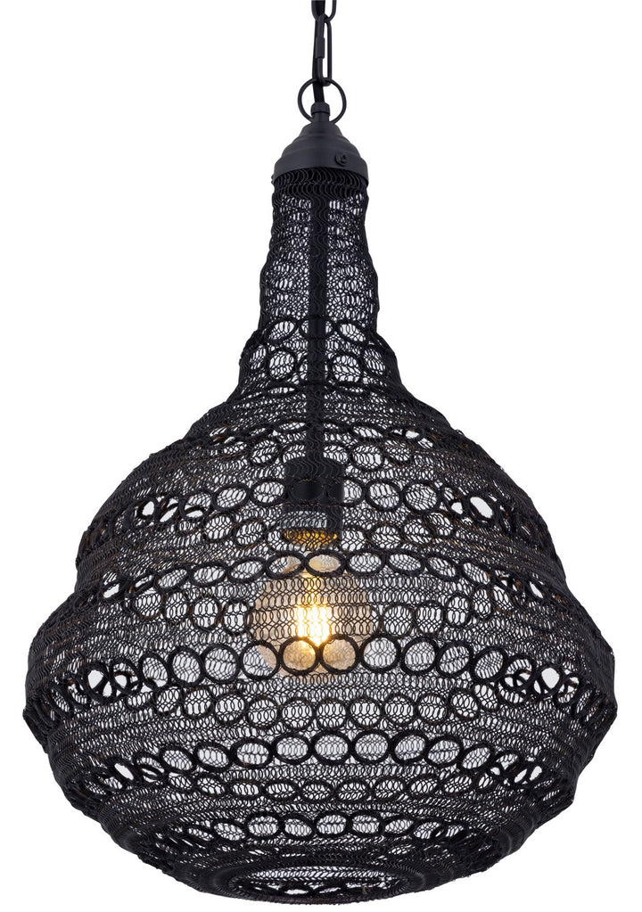 Canarm Canada - IPL2178B01BK - One Light Pendant - Agra - Black