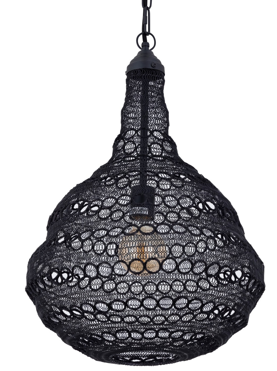 Canarm Canada - IPL2178B01BK - One Light Pendant - Agra - Black