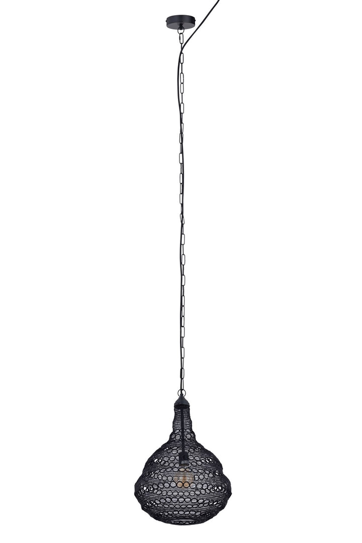 Canarm Canada - IPL2178B01BK - One Light Pendant - Agra - Black
