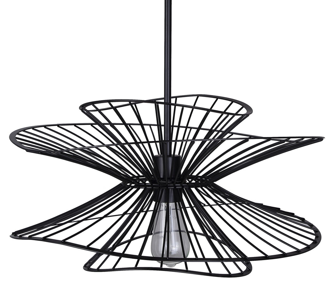 Canarm Canada - IPL2193B01BK - One Light Pendant - Channel - Matte Black