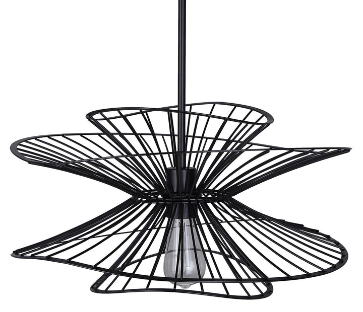 Canarm Canada - IPL2193B01BK - One Light Pendant - Channel - Matte Black