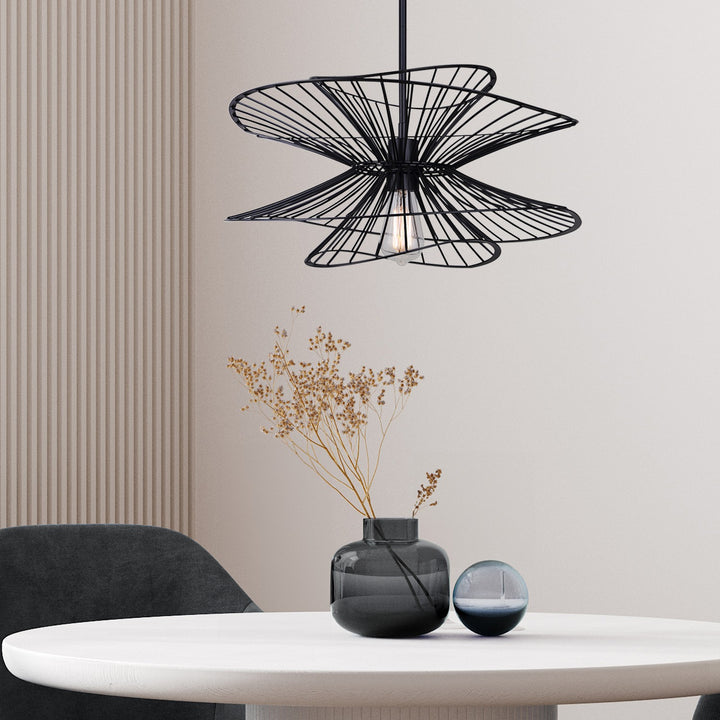 Canarm Canada - IPL2193B01BK - One Light Pendant - Channel - Matte Black