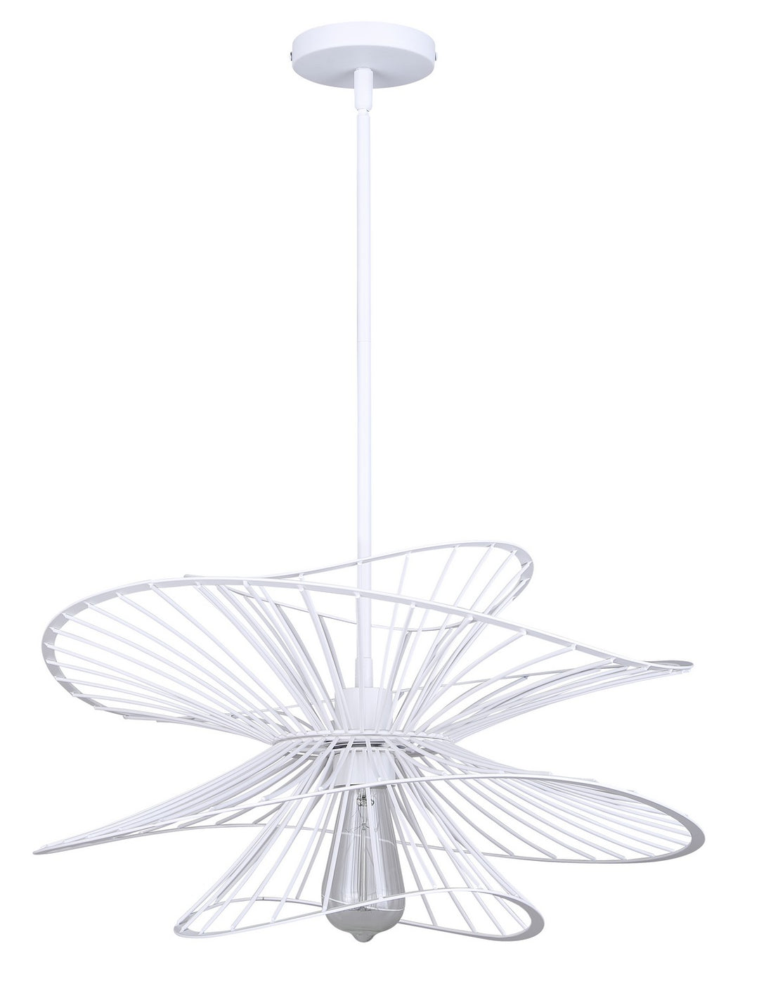 Canarm Canada - IPL2193B01WH - One Light Pendant - Channel - White