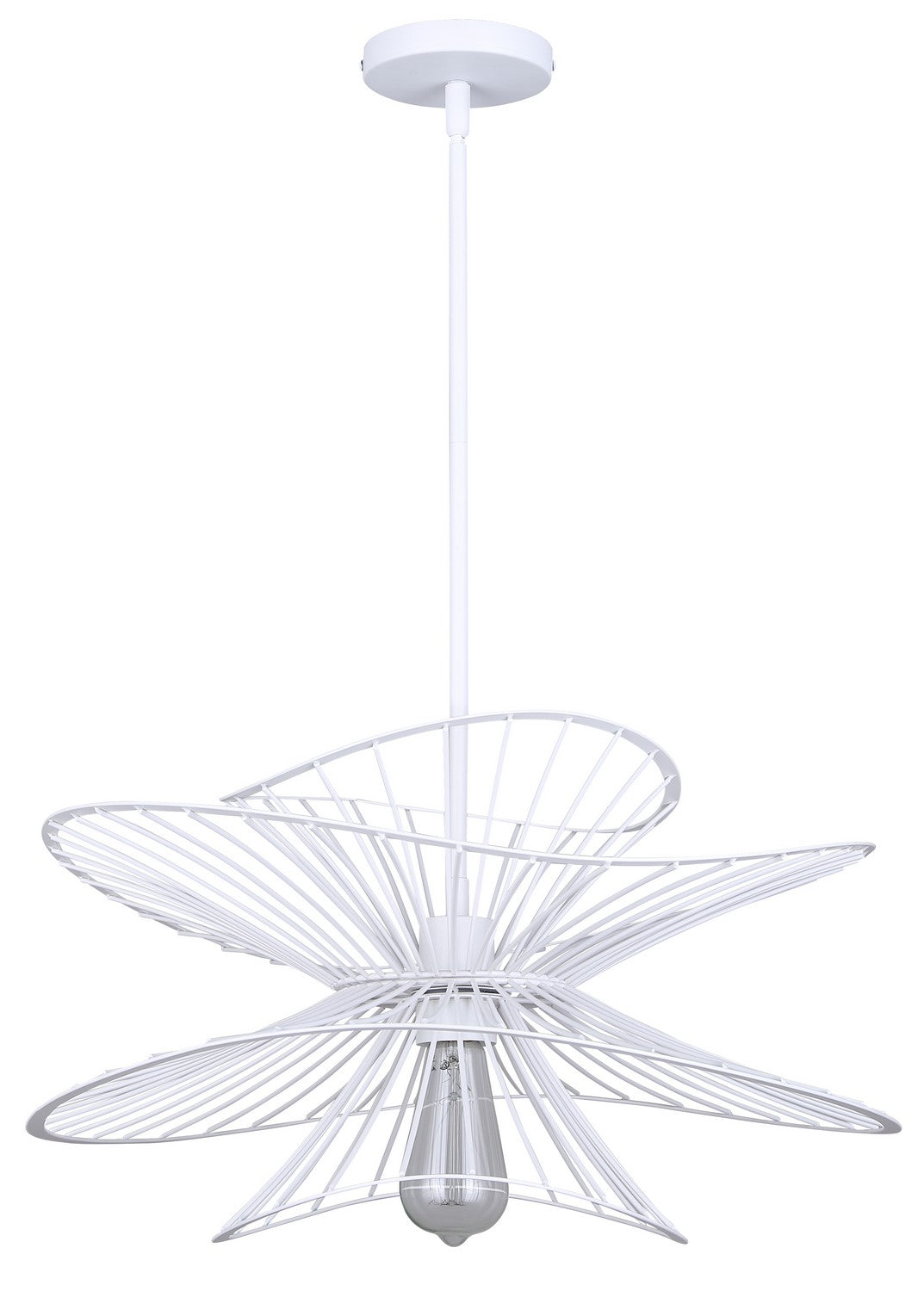 Canarm Canada - IPL2193B01WH - One Light Pendant - Channel - White